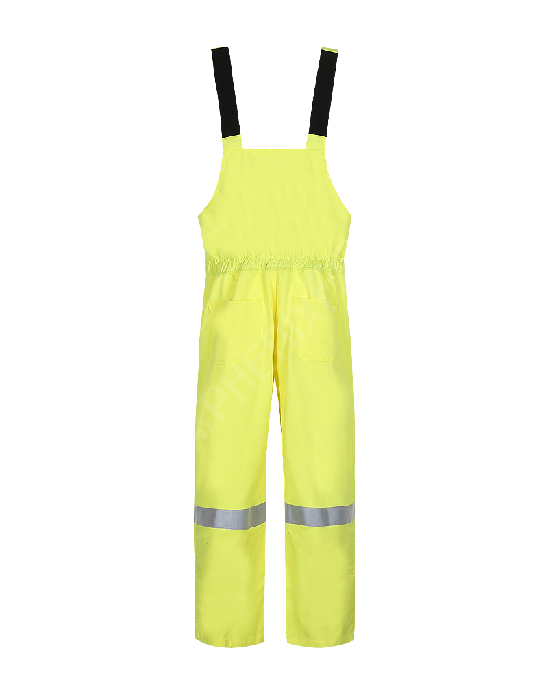hi vis yellow bib
