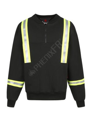 产品 phenixfr style fr zip up crew neck sweatshirt