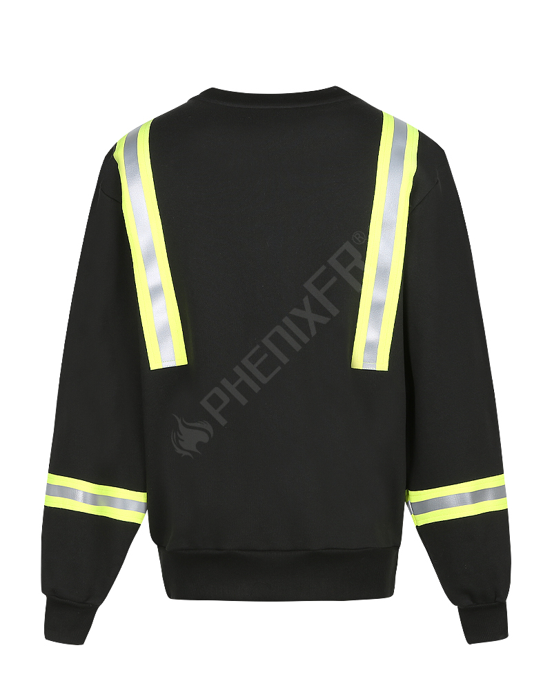 phenixfr style fr zip up crew neck sweatshirt