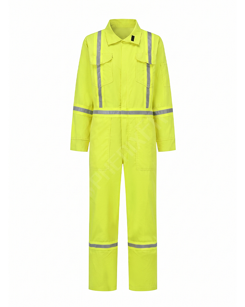 nherent fr reflective coverall with vent