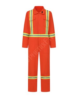 nherent fr reflective coverall with vent