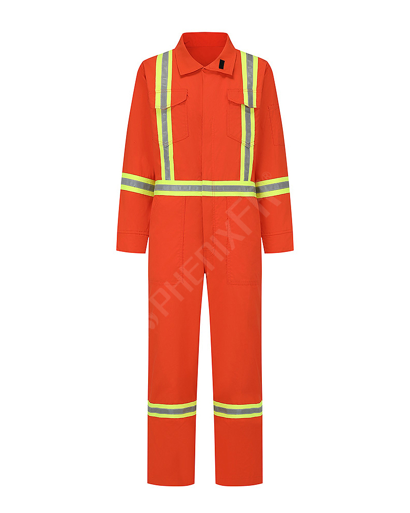 nherent fr reflective coverall with vent
