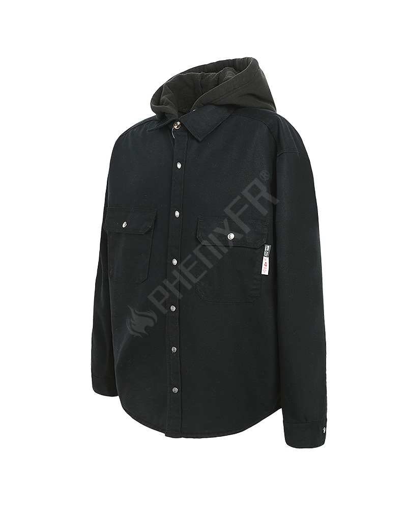 phenixfr style fr overman shirt jacket with fleece hood phenixfr style fr overman shirt jacket with fleece hood