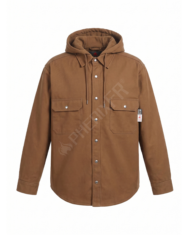 phenixfr style fr overman shirt jacket with fleece hood phenixfr style fr overman shirt jacket with fleece hood