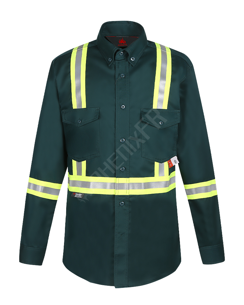 fr reflective button down shirt fr reflective button down shirt