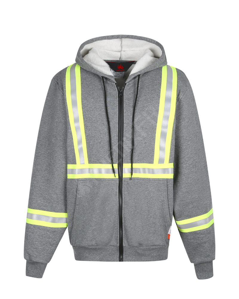phenixfr style fr reflective hooded sweatshirt